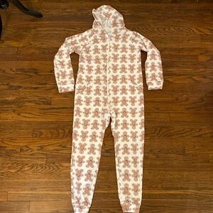Monica + Andy Adult Gingerbread Onsie